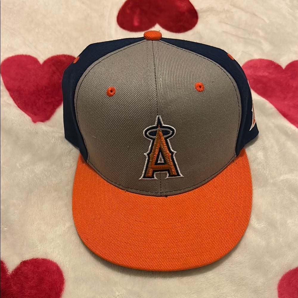 Cal state Fullerton Angels Gray and Orange Baseball Cap